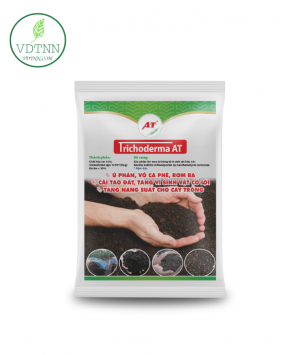 Ủ phân chuồng, Ủ vỏ cà phê, rơm rạ – Trichoderma Bacillus – Trichoderma AT